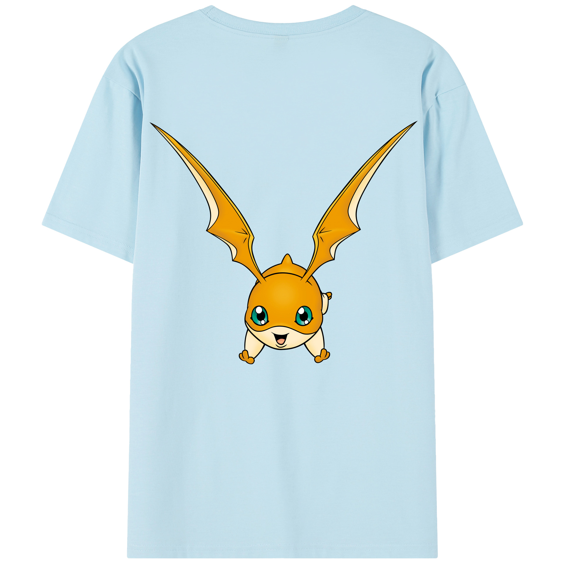 （画像用） Digimon デジタルモンスター/デジモン 綿100％半袖Tシャツ（背面プリント）
